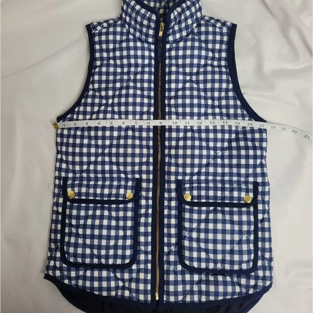 J. Crew blue white